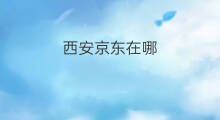 西安京东在哪 西安快手公司在哪