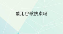 能用谷歌搜索吗 为什么谷歌搜索不能用