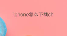 iphone怎么下载chatgpt(iphone如何下载知识星球)