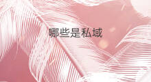 哪些是私域 哪些平台是私域