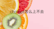 chatgpt怎么上不去了 京东怎么上不去了
