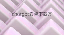 chatgpt安卓下载方法(chatgpt安卓怎么下载)