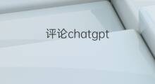 评论chatgpt(chatgpt评论)