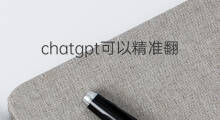 chatgpt可以精准翻译日文吗(chatgpt可以做翻译日文吗)
