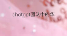 chatgpt团队中的华人 chatgpt开发团队是华人吗