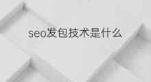 seo发包技术是什么 黑帽seo技术是什么网站