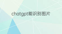 chatgpt能识别图片内容吗 chatgpt能识别图片里的文字吗