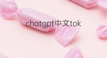 chatgpt中文token优化(chatgpt会发token吗)