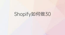 Shopify如何做301跳转 shopify怎么做跳转