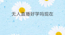 无人直播好学吗现在 跨境电商好学吗现在