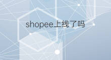 shopee上线了吗 NFT上线了吗