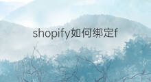 shopify如何绑定facebook shopify怎么绑定facebook