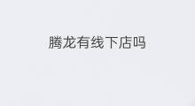腾龙有线下店吗 braza有线下店吗