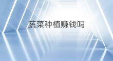 蔬菜种植赚钱吗 种植大棚蔬菜赚钱吗