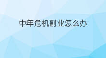 中年危机副业怎么办 中年危机怎么搞副业