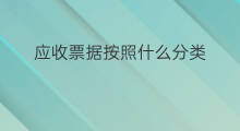 应收票据按照什么分类 应收票据分类