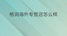 格润海外专营店怎么样 tmart海外专营店怎么样