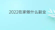 2022在家做什么副业 在家做什么副业