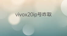 vivox20ip号咋取消 ip号如何取消小米